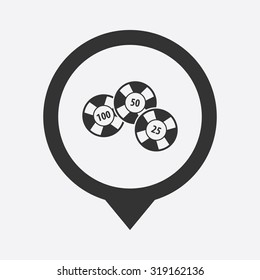 Vector illustartion of poker and gambling icon