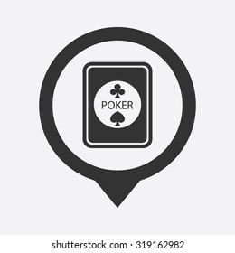 Vector illustartion of poker and gambling icon