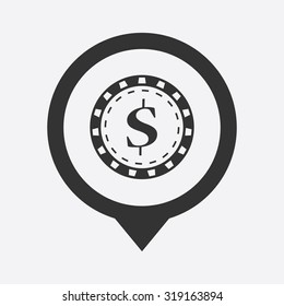 Vector illustartion of poker and gambling icon