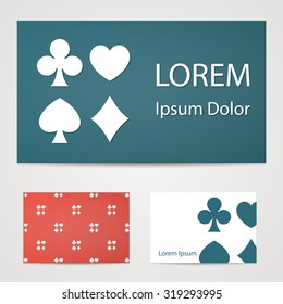 Vector illustartion of poker and gambling icon