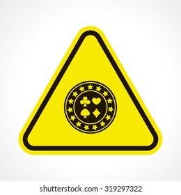 Vector illustartion of poker and gambling icon