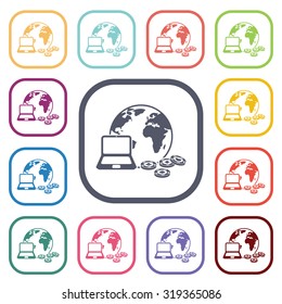 Vector illustartion of poker and gambling icon
