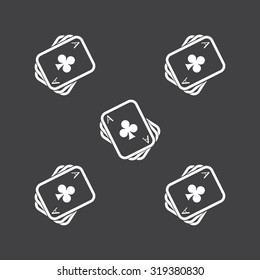 Vector illustartion of poker and gambling icon