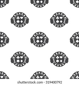 Vector illustartion of poker and gambling icon