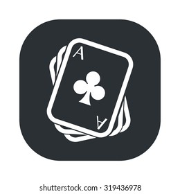 Vector illustartion of poker and gambling icon