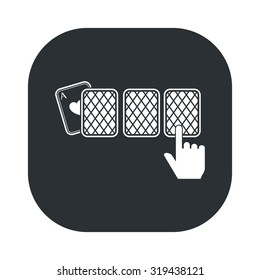 Vector illustartion of poker and gambling icon