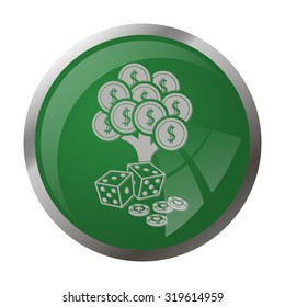 Vector illustartion of poker and gambling icon