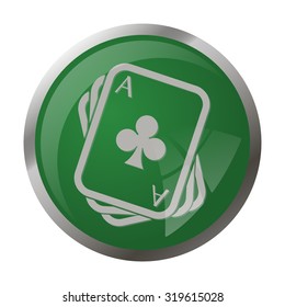 Vector illustartion of poker and gambling icon