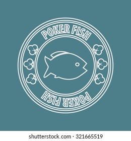 Vector illustartion of poker and gambling icon