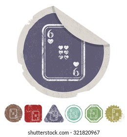 Vector illustartion of poker and gambling icon