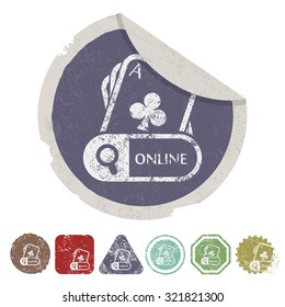 Vector illustartion of poker and gambling icon