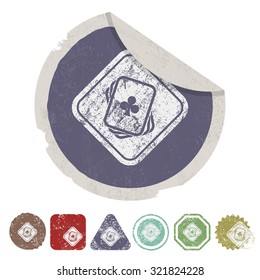 Vector illustartion of poker and gambling icon