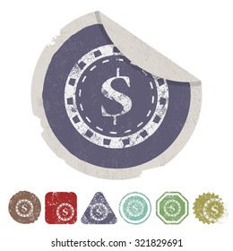 Vector illustartion of poker and gambling icon