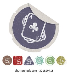Vector illustartion of poker and gambling icon