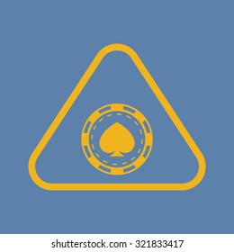 Vector illustartion of poker and gambling icon