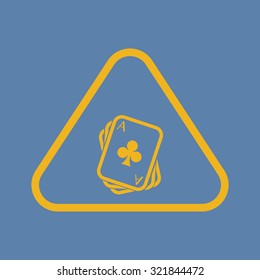 Vector illustartion of poker and gambling icon