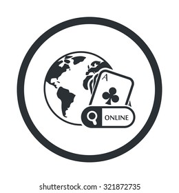Vector illustartion of poker and gambling icon