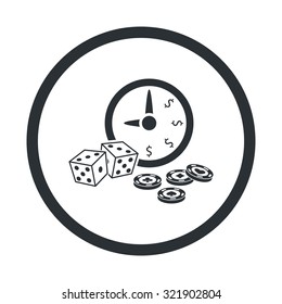 Vector illustartion of poker and gambling icon