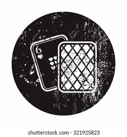 Vector illustartion of poker and gambling icon