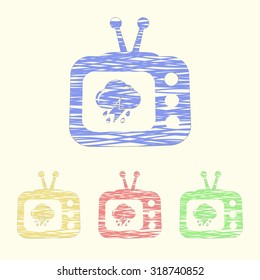 Vector illustartion of weather icon