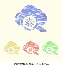Vector illustartion of weather icon