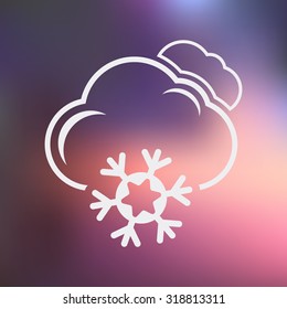 Vector illustartion of weather icon