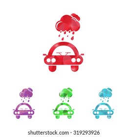 Vector illustartion of weather icon