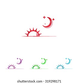 Vector illustartion of weather icon