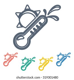Vector illustartion of weather icon