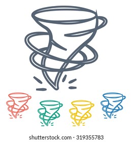 Vector illustartion of weather icon