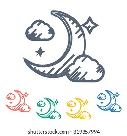 Vector illustartion of weather icon