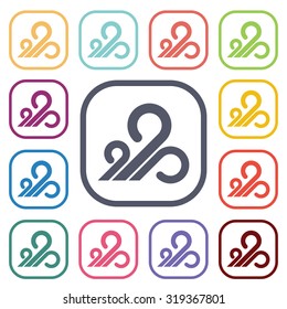 Vector illustartion of weather icon