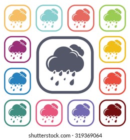 Vector illustartion of weather icon