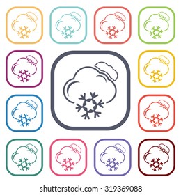 Vector illustartion of weather icon