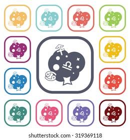 Vector illustartion of weather icon