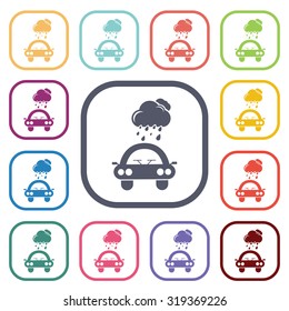 Vector illustartion of weather icon
