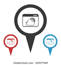 Vector illustartion of weather icon