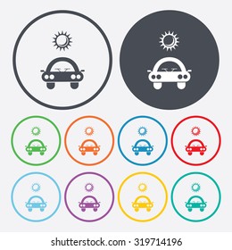 Vector illustartion of weather icon