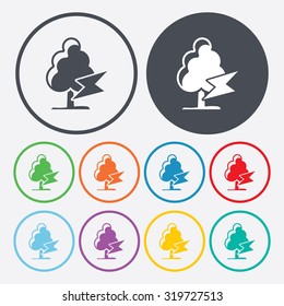Vector illustartion of weather icon