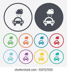 Vector illustartion of weather icon