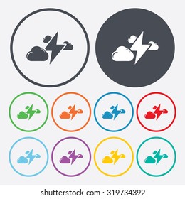 Vector illustartion of weather icon