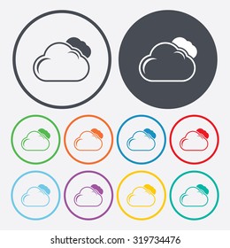 Vector illustartion of weather icon
