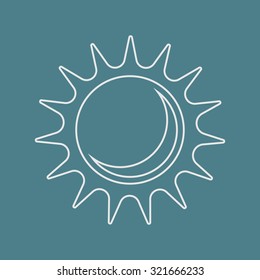 Vector illustartion of weather icon