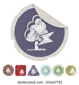 Vector illustartion of weather icon
