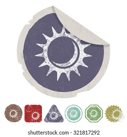 Vector illustartion of weather icon