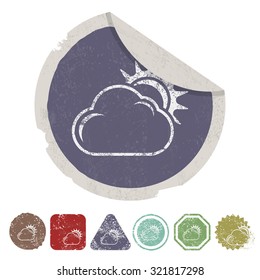 Vector illustartion of weather icon