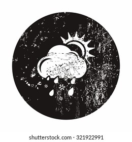 Vector illustartion of weather icon