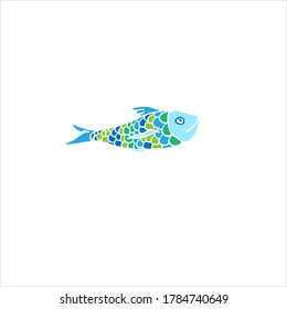 Vector illustation of cratoon cute fish for your design.