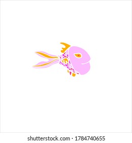 Vector illustation of cratoon cute fish for your design.