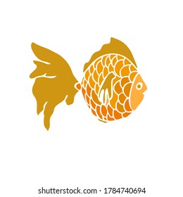 Vector illustation of cratoon cute fish for your design.